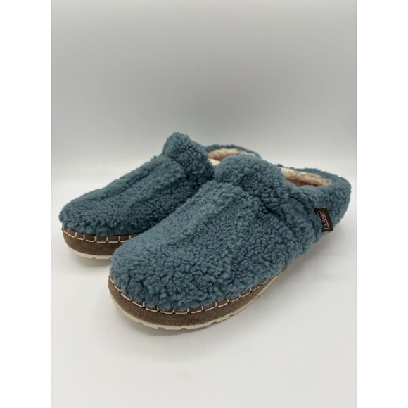 L.L. Bean Shoes - LL Bean Women's Sherpa Slippers Fleece Lined Blue Cozy Winter Loafers Size 7